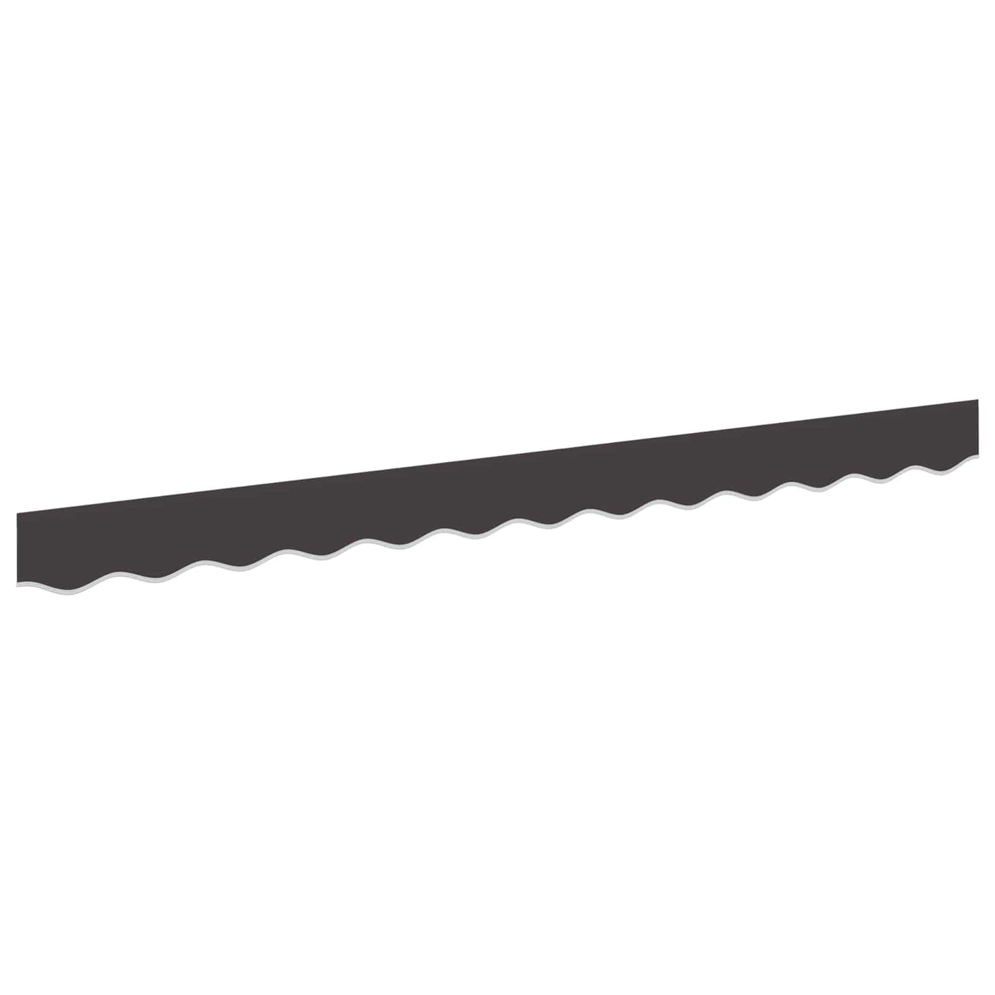 Awning Valance Replacement for 2.5 m Anthracite Polyester