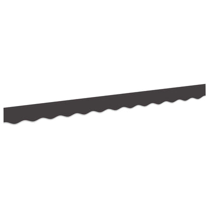 Awning Valance Replacement for 2.5 m Anthracite Polyester