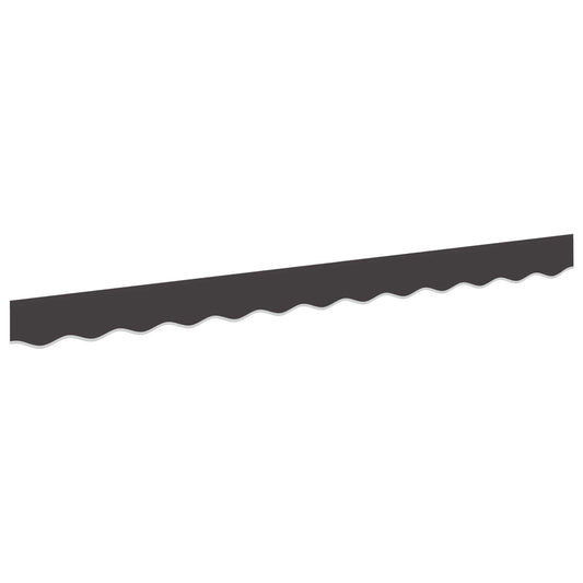 Awning Valance Replacement for 2.5 m Anthracite Polyester