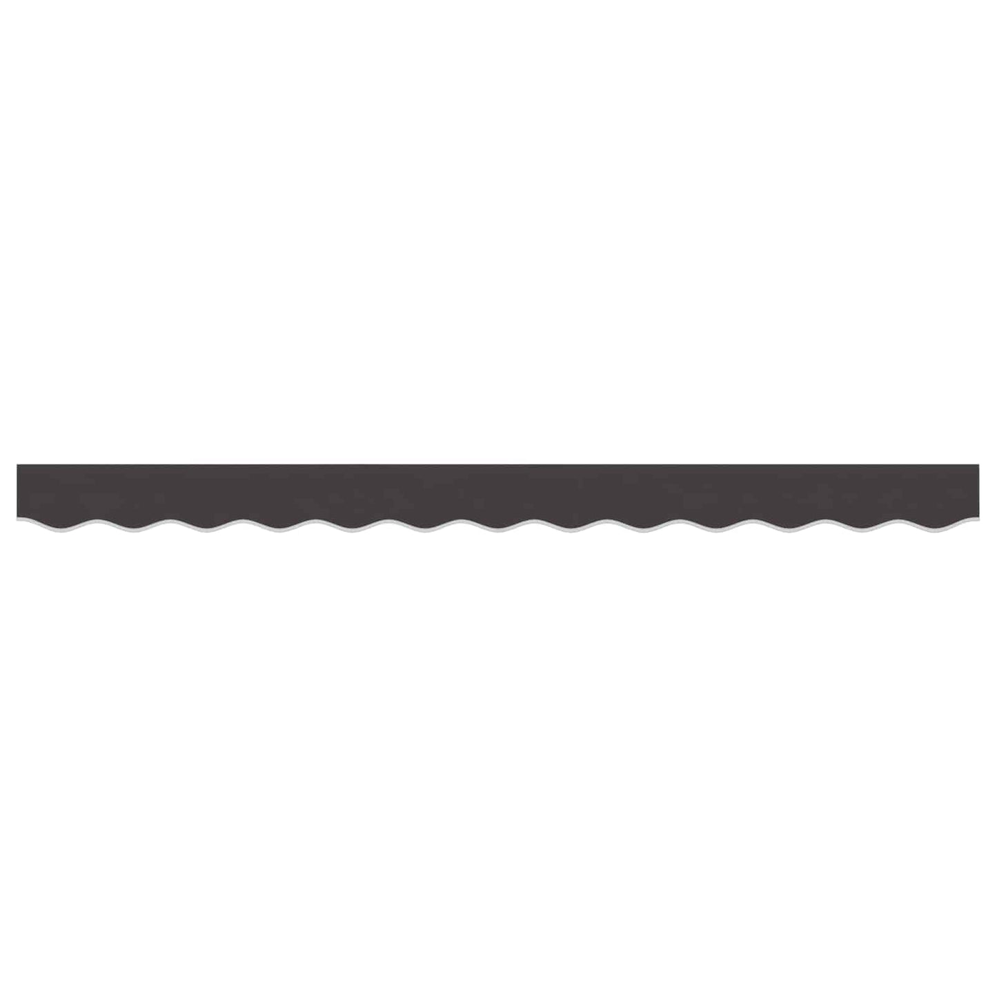 Awning Valance Replacement for 2.5 m Anthracite Polyester