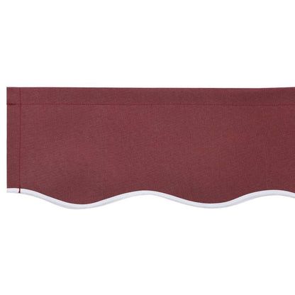 Awning Valance Replacement Burgundy Stripe 2.5 m Polyester