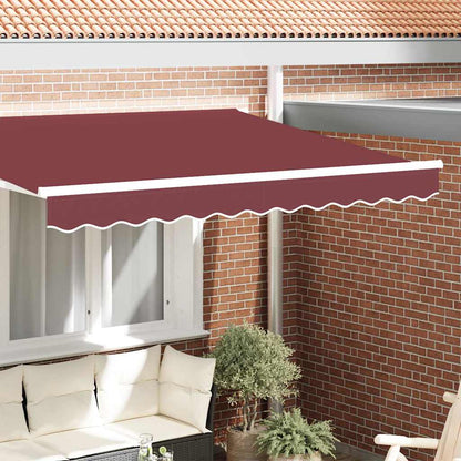 Awning Valance Replacement Burgundy Stripe 2.5 m Polyester