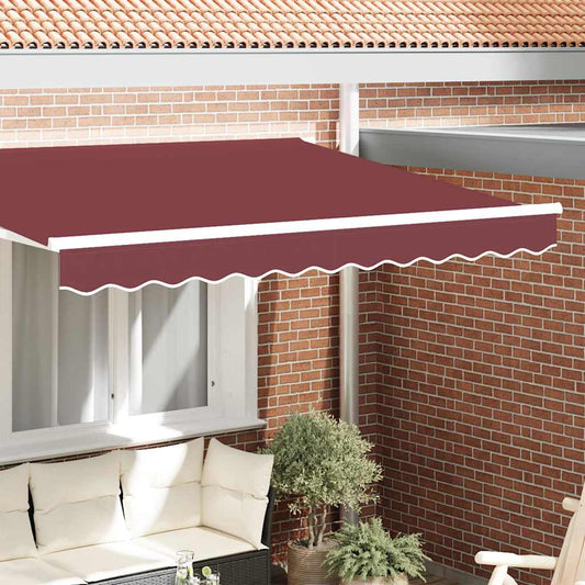 Awning Valance Replacement for 2.5 m Burgundy Red Polyester