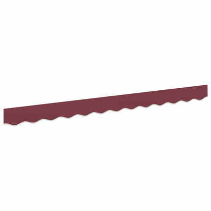 Awning Valance Replacement Burgundy Stripe 2.5 m Polyester