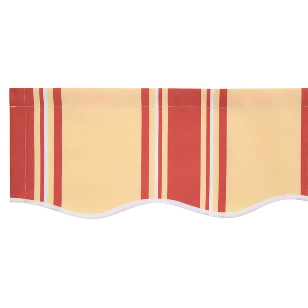 Awning Valance Replacement Yellow and Orange 2.5 m Polyester
