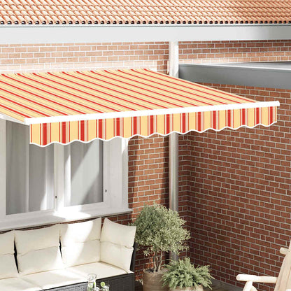 Awning Valance Replacement Yellow and Orange 2.5 m Polyester