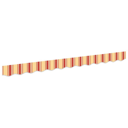 Awning Valance Replacement Yellow and Orange 2.5 m Polyester