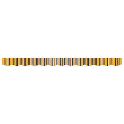 Awning Valance Replacement Yellow and Grey 2.5 m Polyester