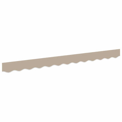 Awning Valance Replacement Beige 2.5 m Polyester
