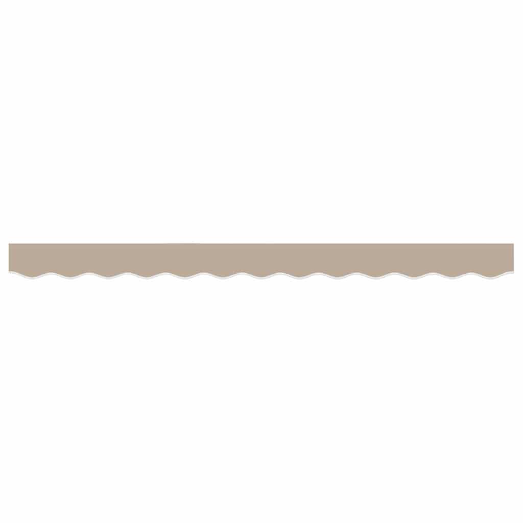 Awning Valance Replacement Beige 2.5 m Polyester