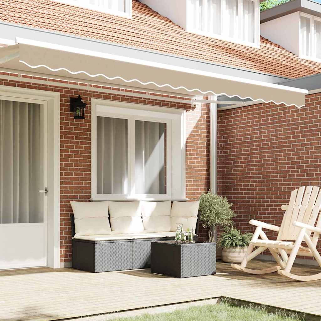 Awning Valance Replacement Beige 4 m Polyester