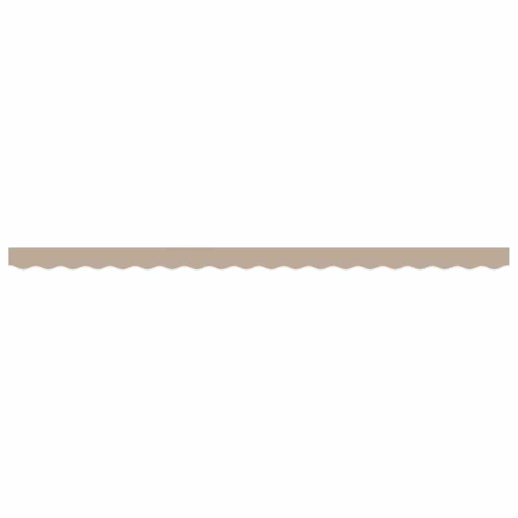 Awning Valance Replacement Beige 4.5 m Polyester
