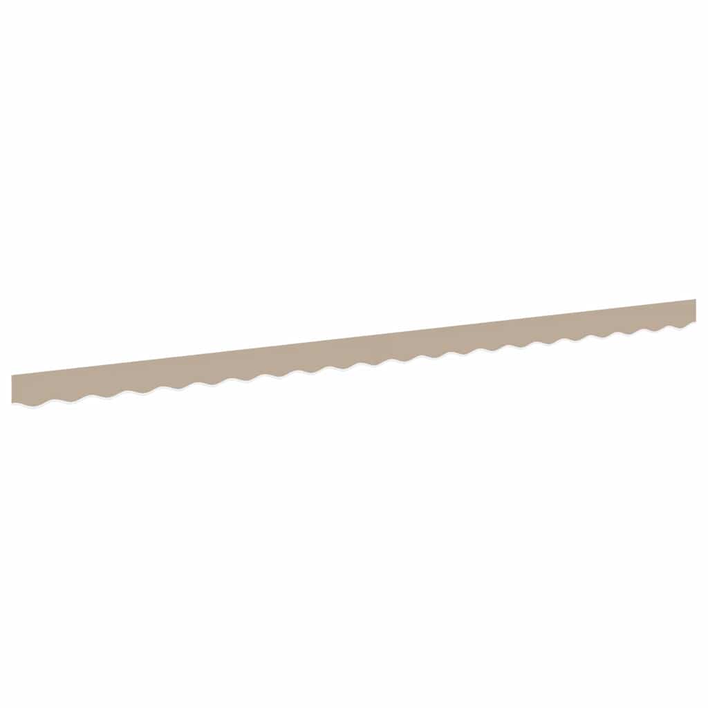 Awning Valance Replacement Beige 480 x 20 cm Polyester