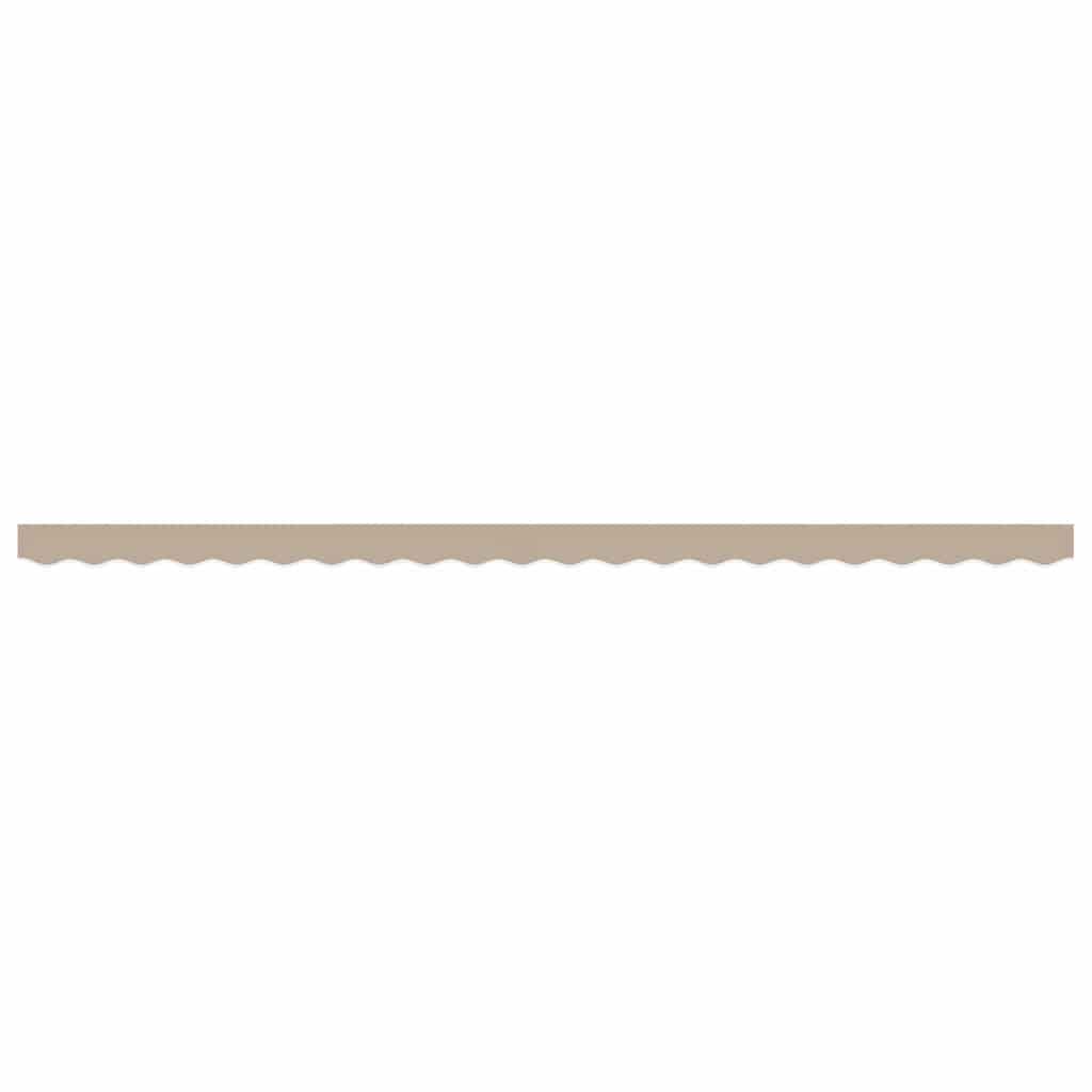 Awning Valance Replacement Beige 480 x 20 cm Polyester