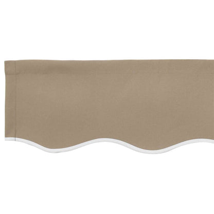 Awning Valance Replacement Beige 6 m Polyester