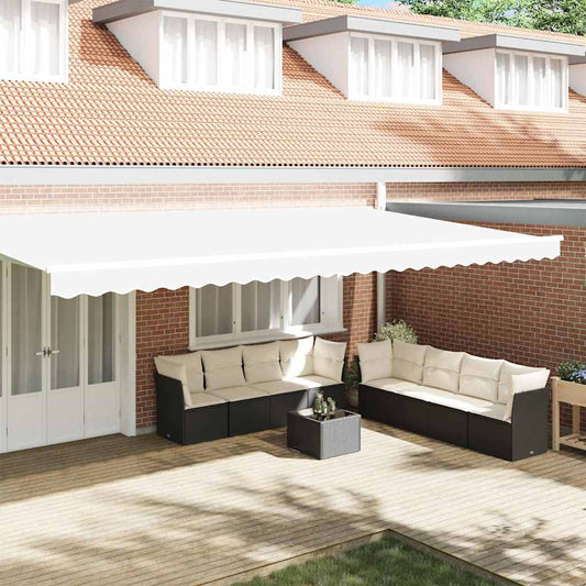 Awning Valance Replacement for 6 m White Polyester