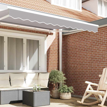 Awning Valance Replacement Light Grey 3 m Polyester