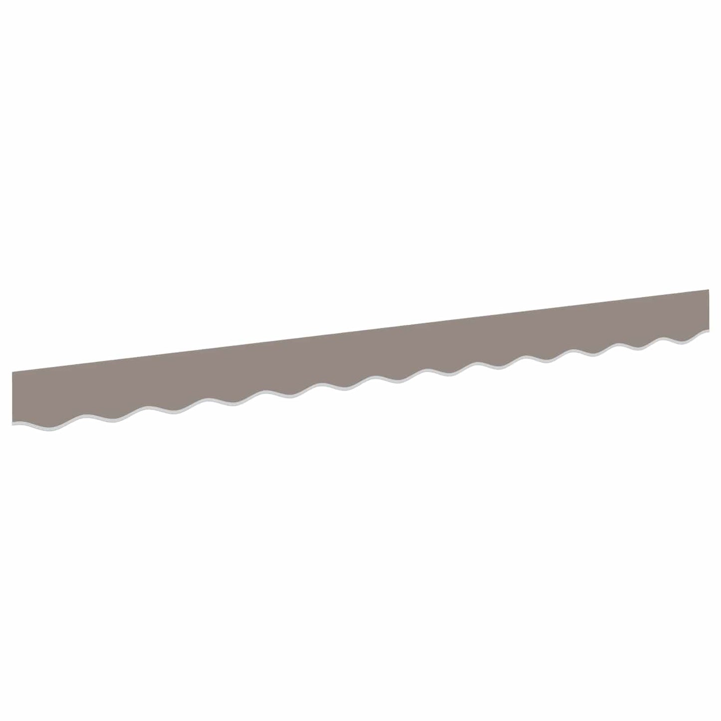 Awning Valance Replacement for 3 m Light Grey Polyester