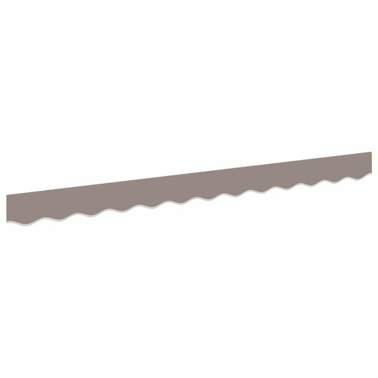 Awning Valance Replacement for 3.5 m Light Grey Polyester