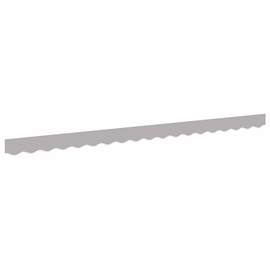 Awning Valance Replacement Light Grey 4 m Polyester