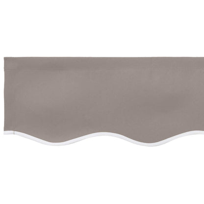 Awning Valance Replacement for 4.5 m Light Grey Polyester