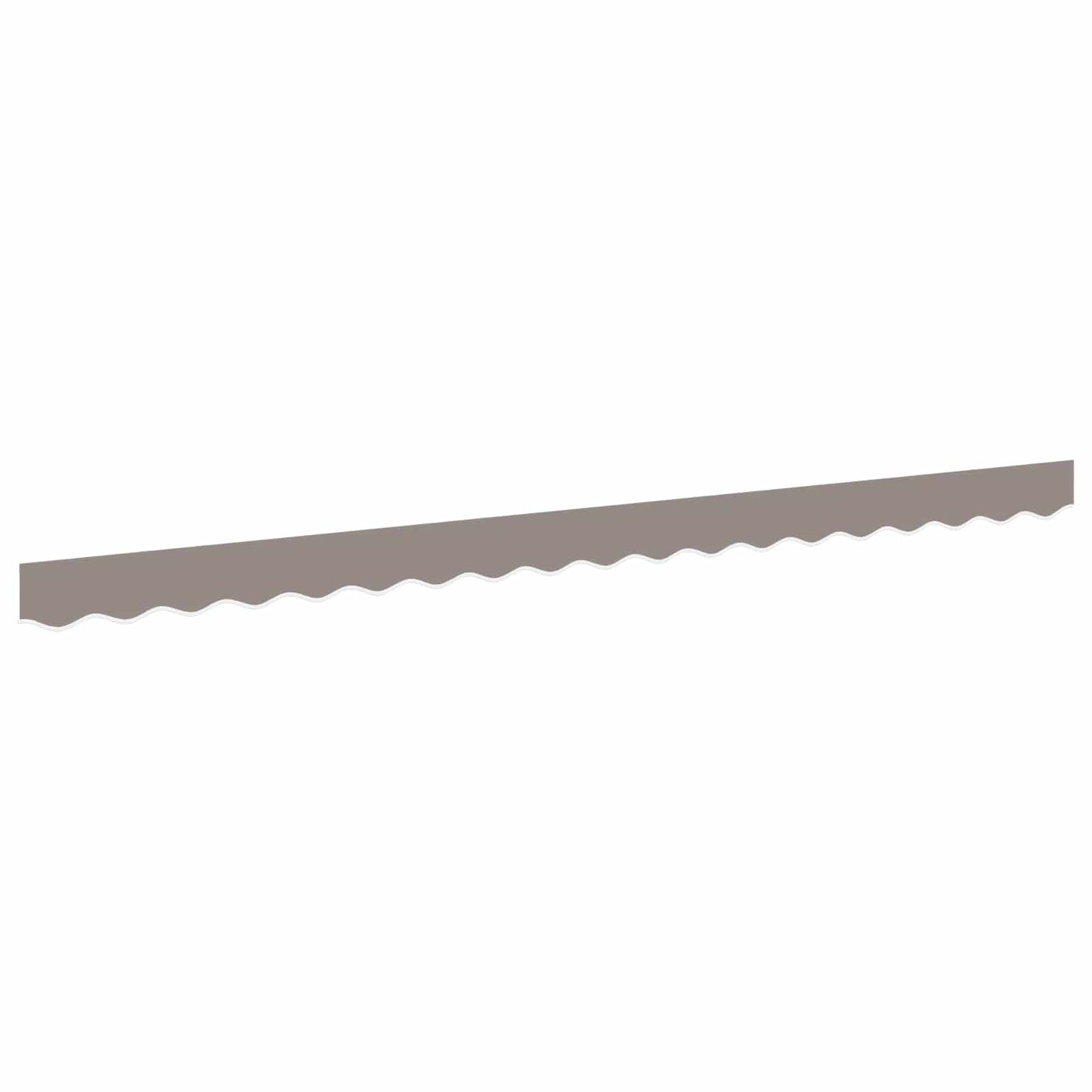 Awning Valance Replacement for 4.5 m Light Grey Polyester