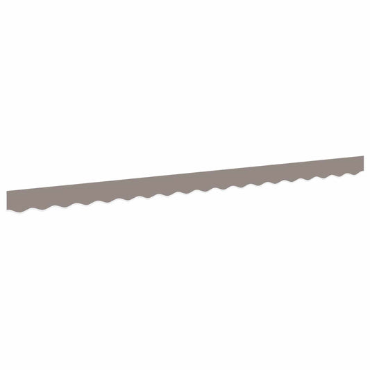 Awning Valance Replacement for 5 m Light Grey Polyester