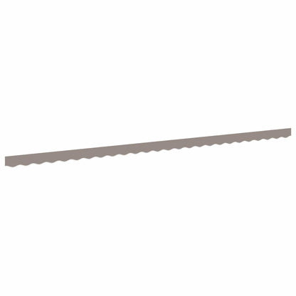 Awning Valance Replacement for 6 m Light Grey Polyester