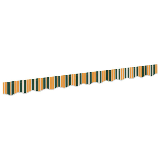 Awning Valance Replacement for 2.5 m Green & Yellow Stripe
