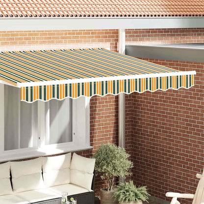 Awning Valance Replacement Green and yellow 3 m Polyester