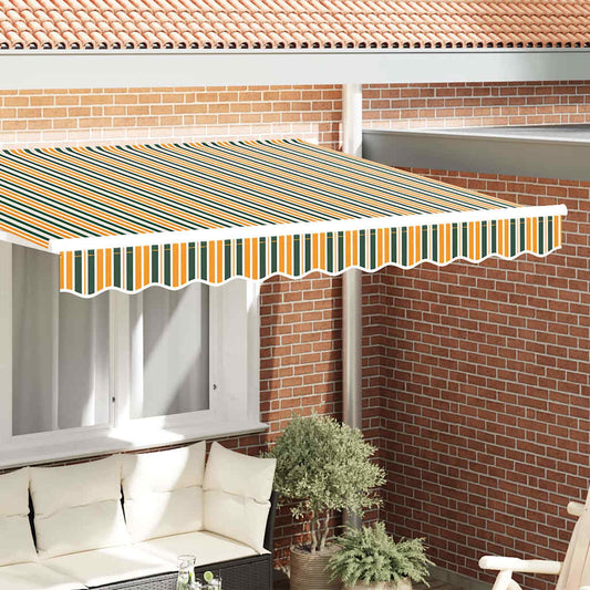 Awning Valance Replacement for 3 m Green & Yellow Stripe