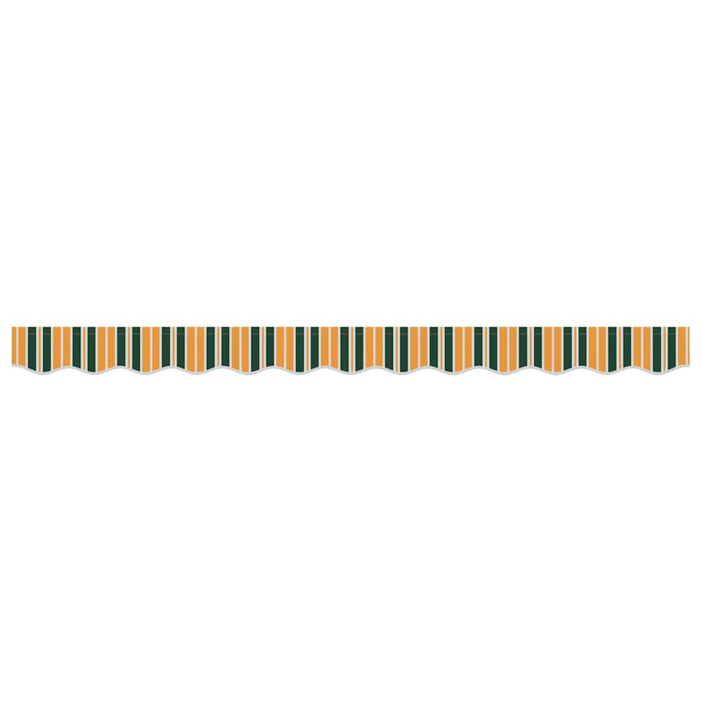 Awning Valance Replacement Green and yellow 3 m Polyester