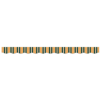 Awning Valance Replacement Green and yellow 3 m Polyester