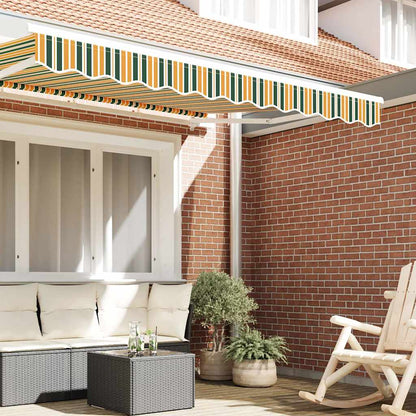 Awning Valance Replacement Green and yellow 3.5 m Polyester