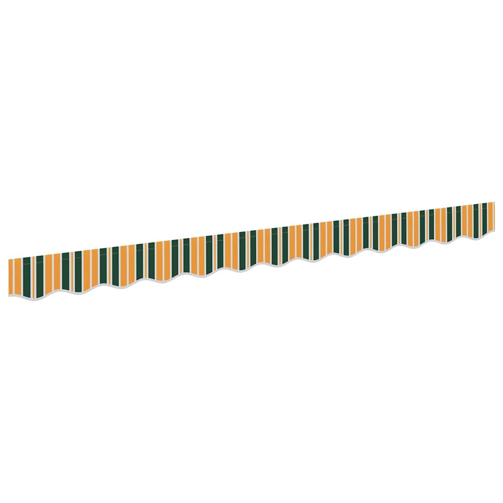 Awning Valance Replacement Green and yellow 3.5 m Polyester