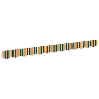 Awning Valance Replacement Green and yellow 3.5 m Polyester