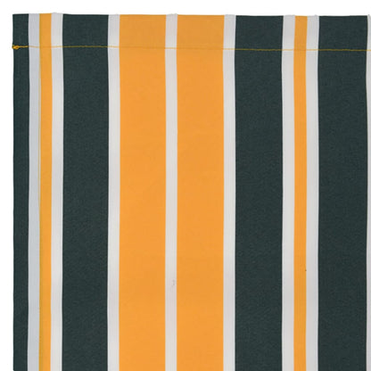 Awning Valance Replacement Green and yellow 4 m Polyester