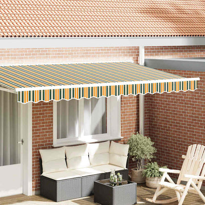 Awning Valance Replacement Green and yellow 4 m Polyester