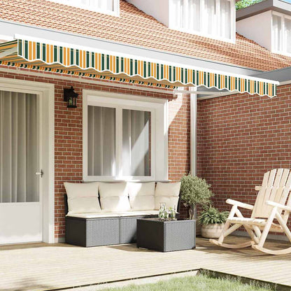 Awning Valance Replacement Green and yellow 4 m Polyester
