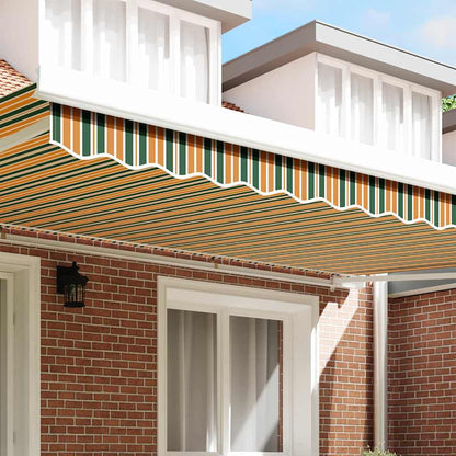 Awning Valance Replacement Green and yellow 480 x 20 cm
