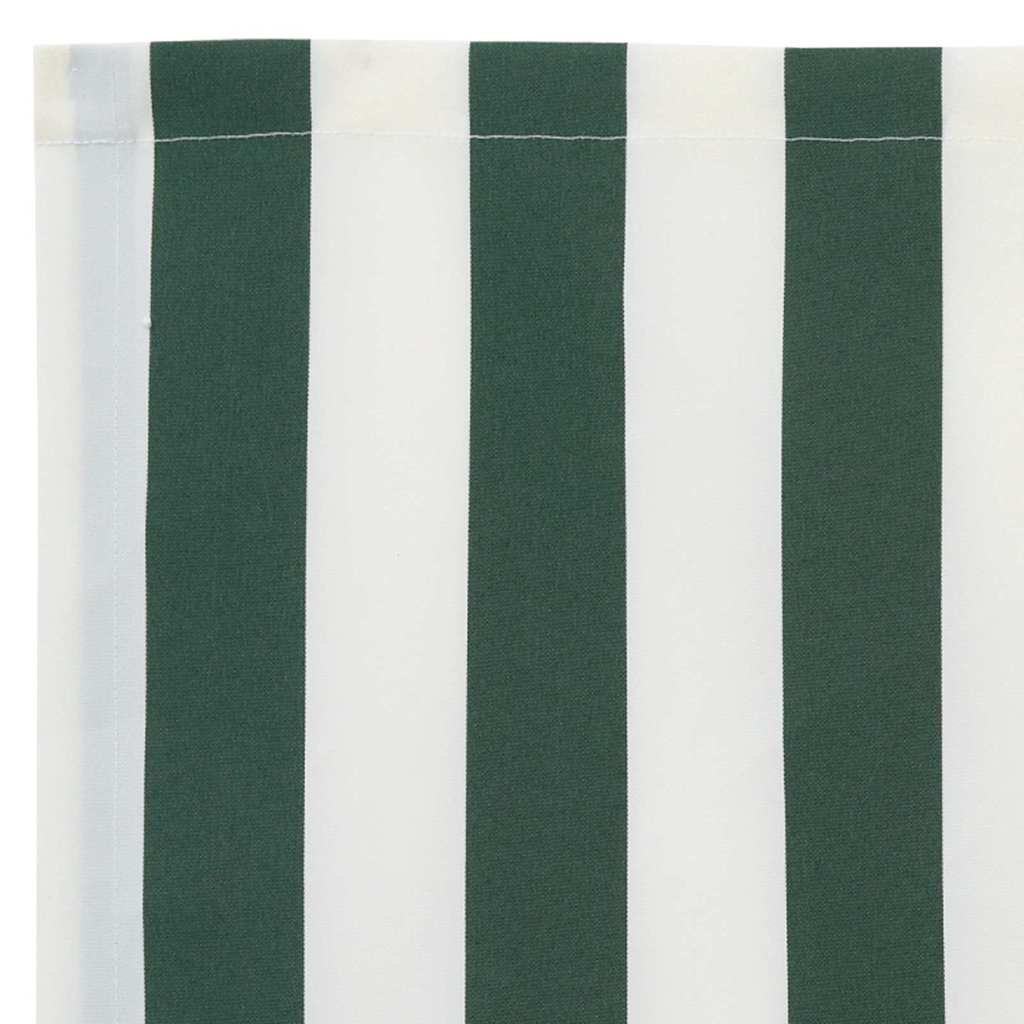 Awning Valance Replacement Green and White 3.5 m Polyester
