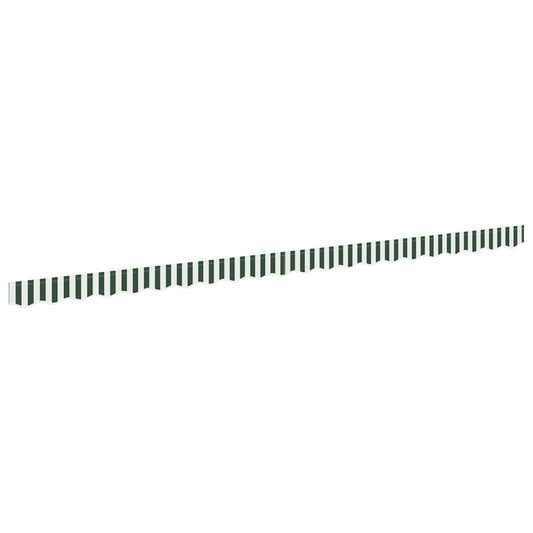 Awning Valance Replacement for 5 m Green & White Stripe