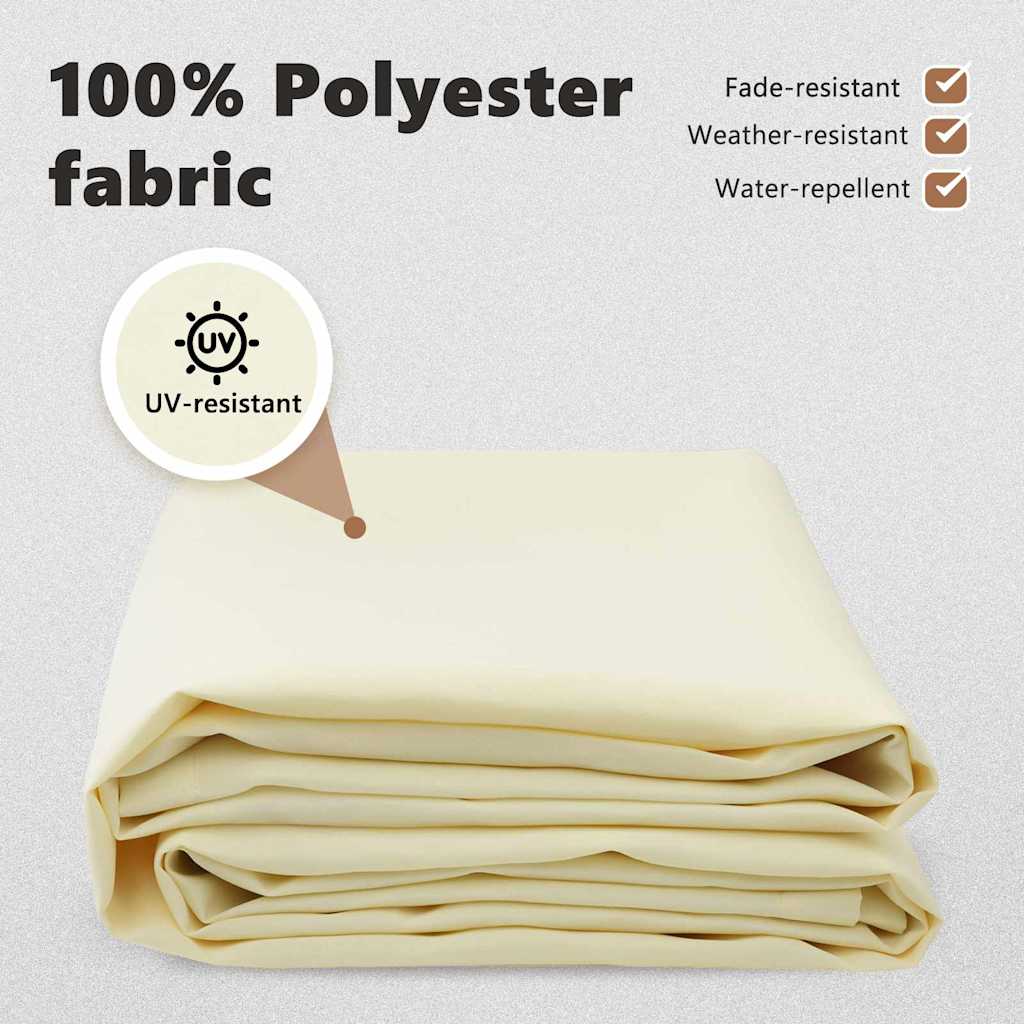 Awning Replacement Fabric Cream 1000 x 160 cm Polyester
