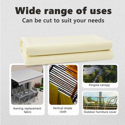 Awning Replacement Fabric Cream 1000 x 160 cm Polyester