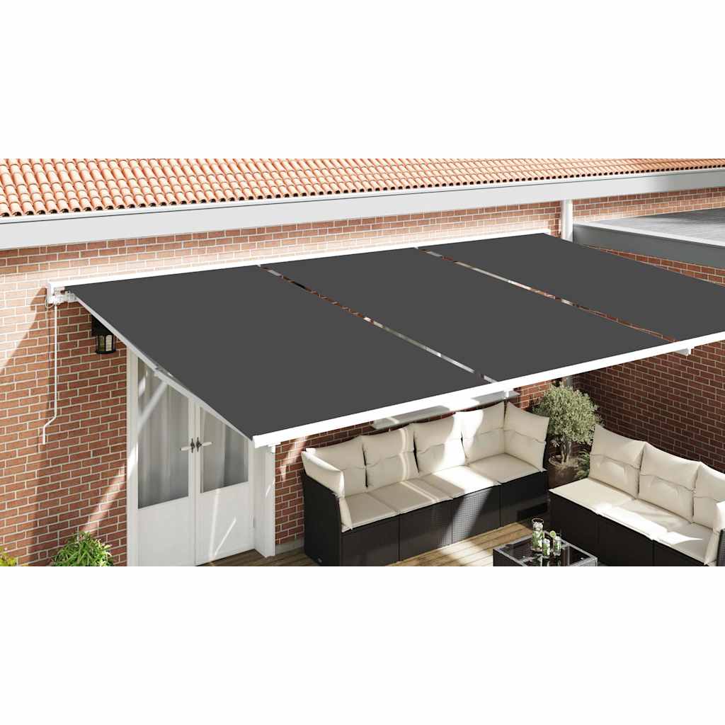Awning Replacement Fabric Anthracite 1000 x 160 cm Polyester