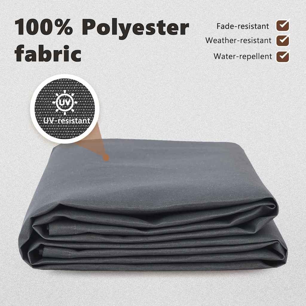 Awning Replacement Fabric Anthracite 1000 x 160 cm Polyester