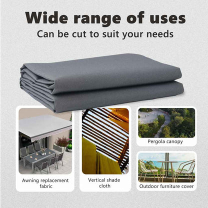 Awning Replacement Fabric Anthracite 1000 x 160 cm Polyester