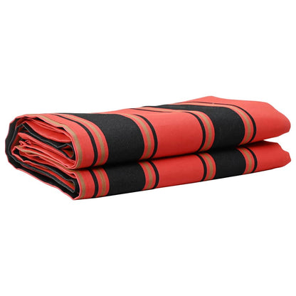 Awning Replacement Fabric Orange and Black 1000 x 160 cm