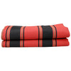 Awning Replacement Fabric Orange, black 10 x 1.6 m