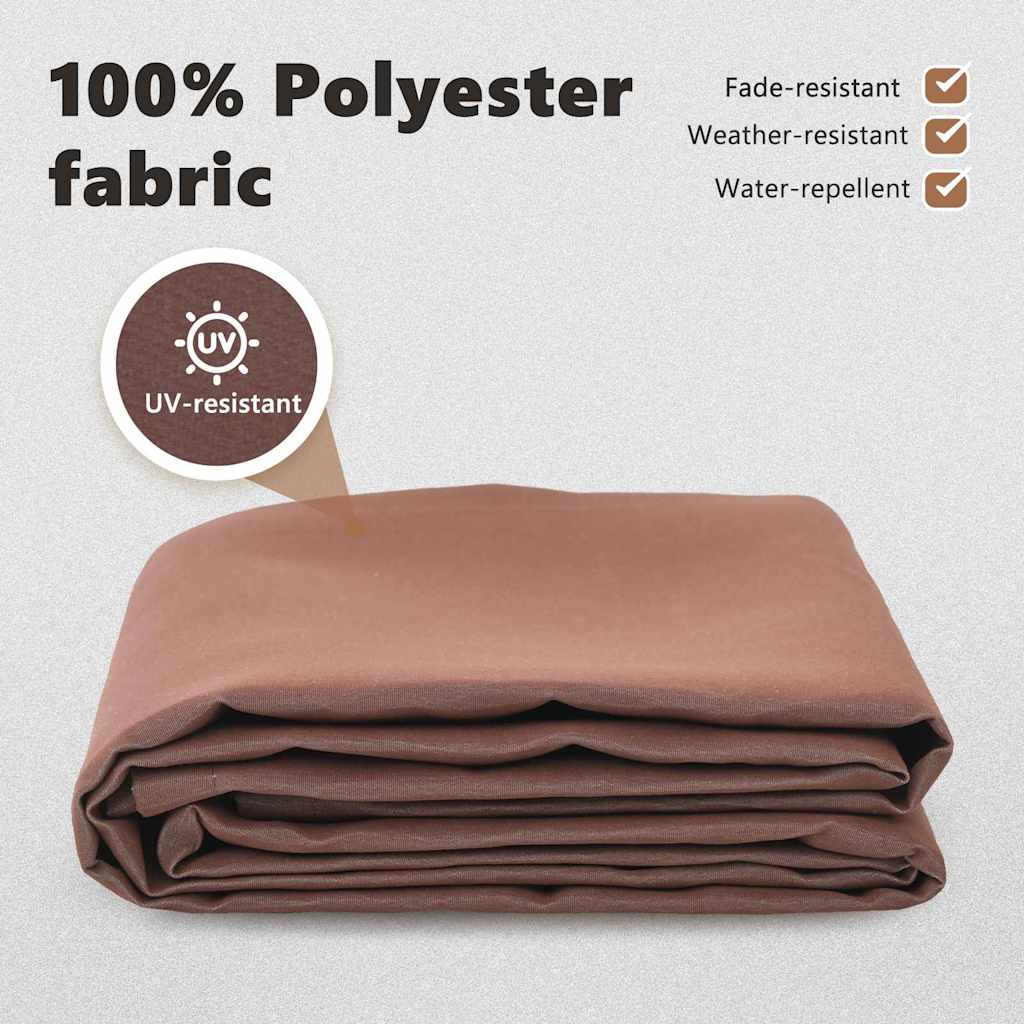 Awning Replacement Fabric Brown 1000 x 160 cm Polyester